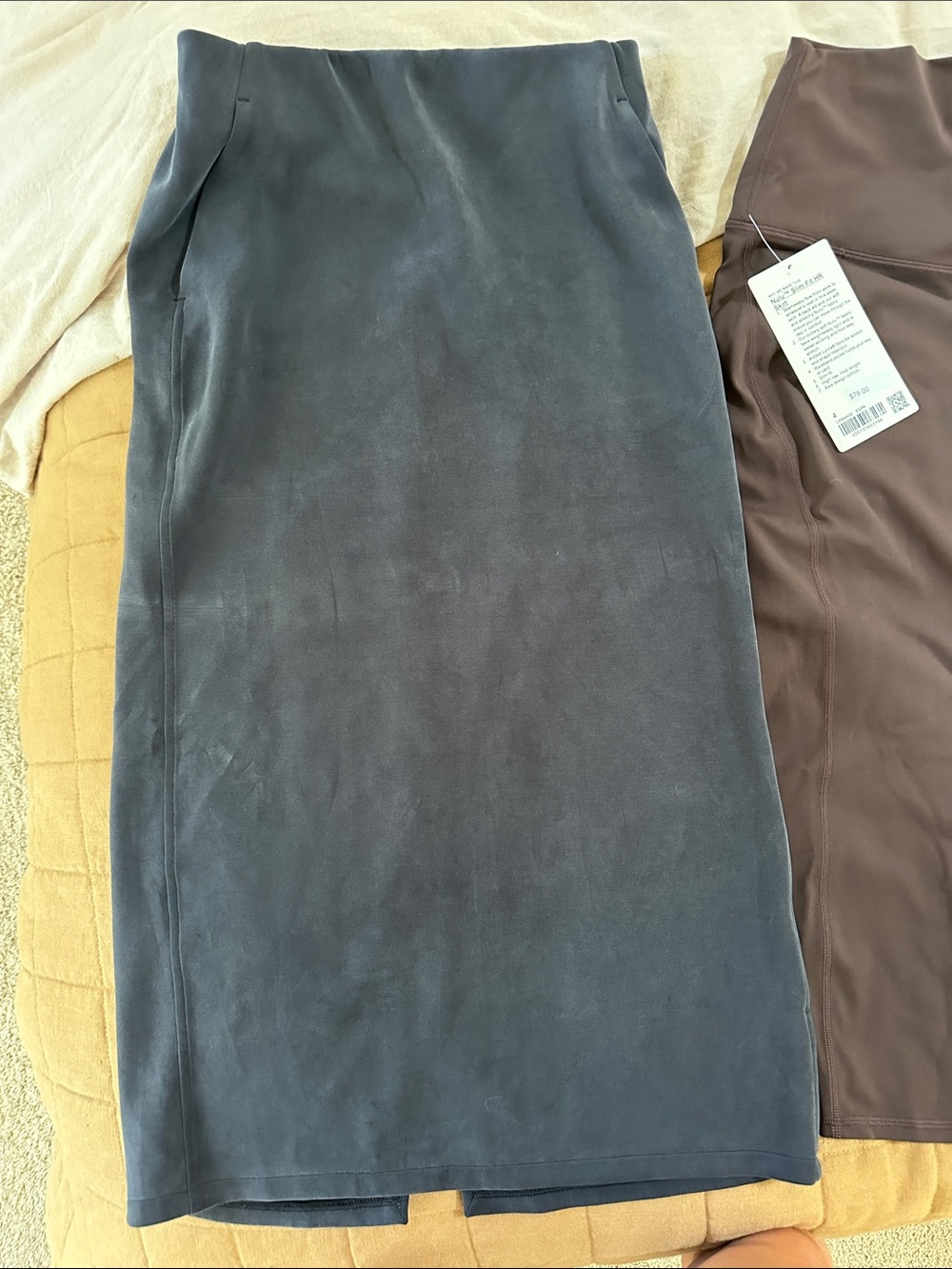 lululemon athletica Pencil Skirt Duo — Charcoal and Dark Brown - Picture 5 of 10